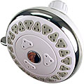 Waterpik Fixed-mount White 3-setting Showerhead (Pack of 2)