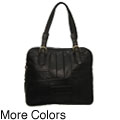 Latico Parquet 3-section Black Shoulder Bag (Open Box)
