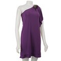 Vera Wang Lavender Women's One-shoulder Dress