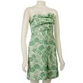 Vera Wang Lavender Women's Strapless Floral Dress
