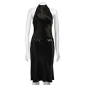 Vera Wang Lavender Label Women's Black Halter Dress