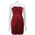 Vera Wang Lavender Label Women's Strapless Floral Dress
