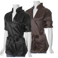 Be Lush Women's Plus Size Satin Top With Sash
