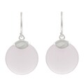 Sterling Silver Synthetic Multi-gemstone Dangling Earrings