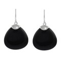 Sterling Silver Synthetic Multi-gemstone Earrings