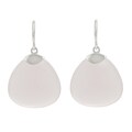 Sterling Silver Synthetic Multi-gemstone Earrings