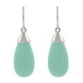 Sterling Silver Synthetic Gemstone Earrings