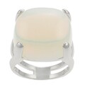 Sterling Silver Synthetic Moonstone Cocktail Ring