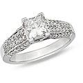 14k White Gold 1 1/2ct TDW Diamond Engagement Ring (G-H, SI2)