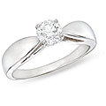 14k White Gold 1ct TDW Diamond Solitaire Ring (G-H, SI2)