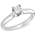 Platinum 1ct TDW Diamond Solitaire Engagement Ring (G-H, SI2)