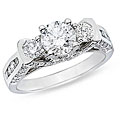 14k White Gold 1 1/2ct TDW Diamond Engagement Ring (G-H, SI2)