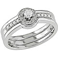 14k Gold 1/4ct TDW Diamond Bridal Ring Set (H-I, I1)