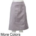 Sharagano Women's Detailed A-line Skirt