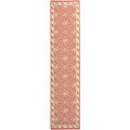 Pinwheel Cherry Blossom Wool Rug (2'2 x 9'5)