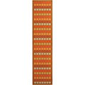 Martha Stewart Sunstripe Cinnamon Wool Rug (2'2 x 9'6)