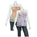 YS Junior's Abstract Print Chiffon Halter Top