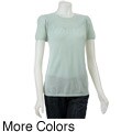 Sharagano Collections Women's Banded-neck Knit Top