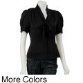Calvin Klein Women's Hammered Satin Blouse