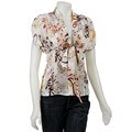 Essentials by A.B.S Women's Short-sleeve 'Lisa' Top