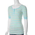 Everyday Brand Junior's Striped Henley Top