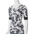 Everyday Brand Junior's Jewel Neck Knit Top