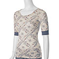 Everyday Brand Junior's Jewel Neck Knit Top