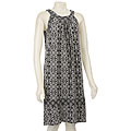 Rafaella Women's Black/ White Tunic Dress