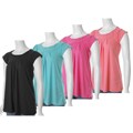 Trixie Women's Knit Cap-sleeve A-line Tunic