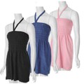 Cocoa Women's Halter Terry Swimsuit Cover-up Dress