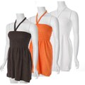 Cocoa Women's Halter Terry Swimsuit Cover-up Dress