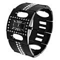 Geneva Platinum Women's CZ Link-style Watch