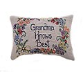 'Grandma Knows Best' Tapestry Throw Pillows (Set of 2)