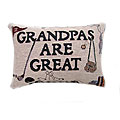 'Grandpas Are Great' Tapestry Throw Pillows (Set of 2)