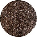 Contemporary Leather Shag Brown Rug (6' Round)
