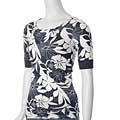 Everyday Brand Junior's Scoop-neck Floral Top