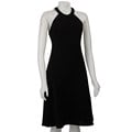 Jones New York Women's Beaded Crepe Dress