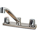 Price Pfister Stainless Steel Centerset Two-handle Kitchen Faucet