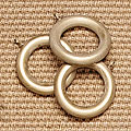 Wood 1.5-inch Drapery Rings (Set of 10)
