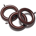Wood 1.5-inch Drapery Rings (Set of 10)