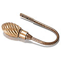 Bronze Swirl Finial Metal Tieback