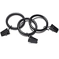 Matte Black Finish Clip Rings (Pack of 10)