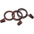 Burnished Copper Finish Clip Rings (Pack of 10)