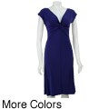 Tiana B Women's Twisted Sexy Jersey Dress