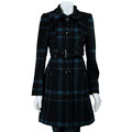 Steve Madden Women's Wool Plaid Coat