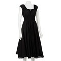 Grace Elements Women's Black Cap Sleeve Dress