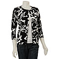 Philosophy Women's 3/4-sleeve Printed Cardigan