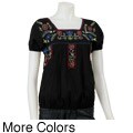 Voile Women's Embroidered Top