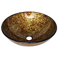 Geyser Tempered Glass Handcrafted Bathroom Vanity Vessel Sink