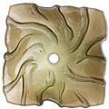 Geyser Atlantis Handcrafted Tempered Glass Bathroom Vessel Sink